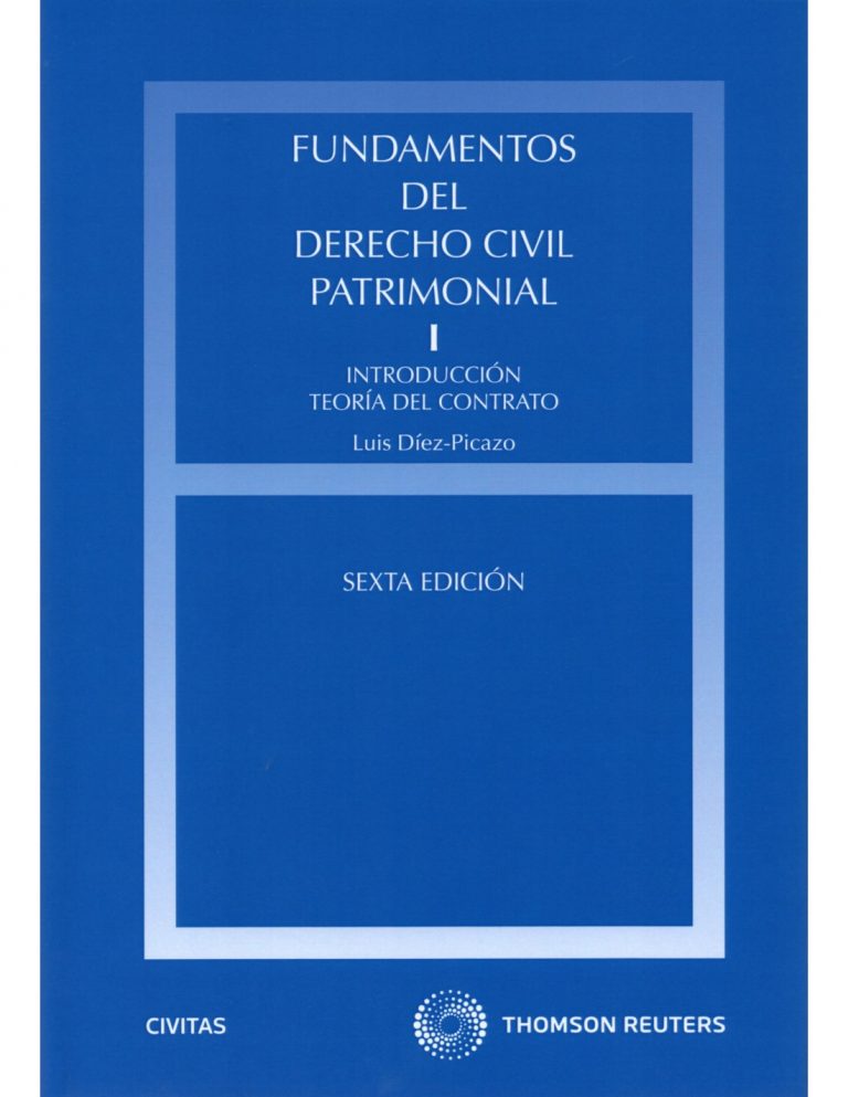 Fundamentos del derecho civil patrimonial volumen 1 introducción